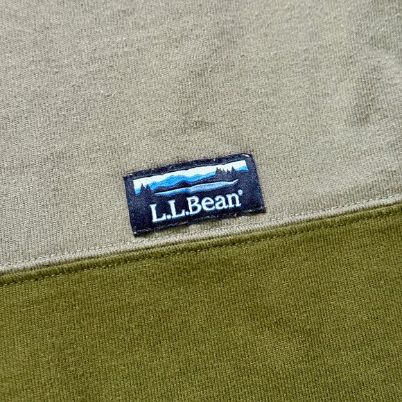 L.L. Bean Men's Rugby Crewneck Sweatshirt - Grey - Picture 3 of 6